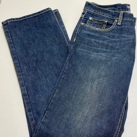 EUC Men's Kenneth Cole Premium Denim Straight Leg Fit Jeans Size 32 x 32 - Picture 1 of 6